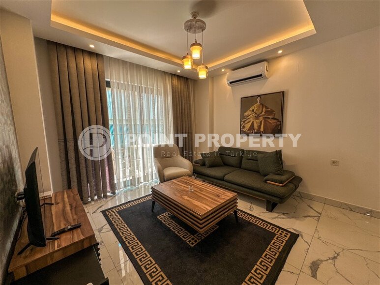 Стильная квартира 45 м², центр Аланьи-id-10045-фото-3