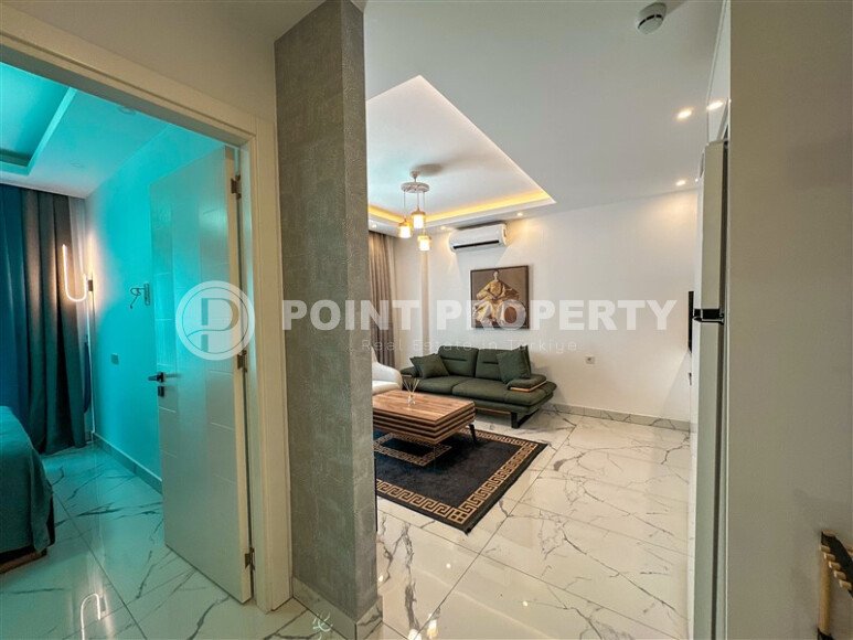 Стильная квартира 45 м², центр Аланьи-id-10045-фото-8