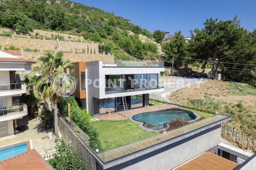 Дизайнерская вилла в центре Алании Бекташ 321 кв.м.  Получение гражданства Турции-id-1353-фото-3