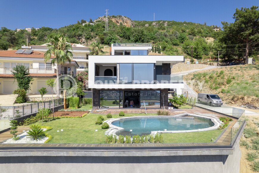 Дизайнерская вилла в центре Алании Бекташ 321 кв.м.  Получение гражданства Турции-id-1353-фото-4