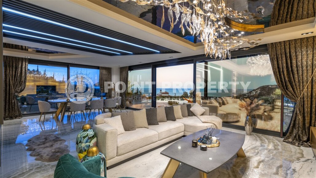 Дизайнерская вилла в центре Алании Бекташ 321 кв.м.  Получение гражданства Турции-id-1353-фото-9