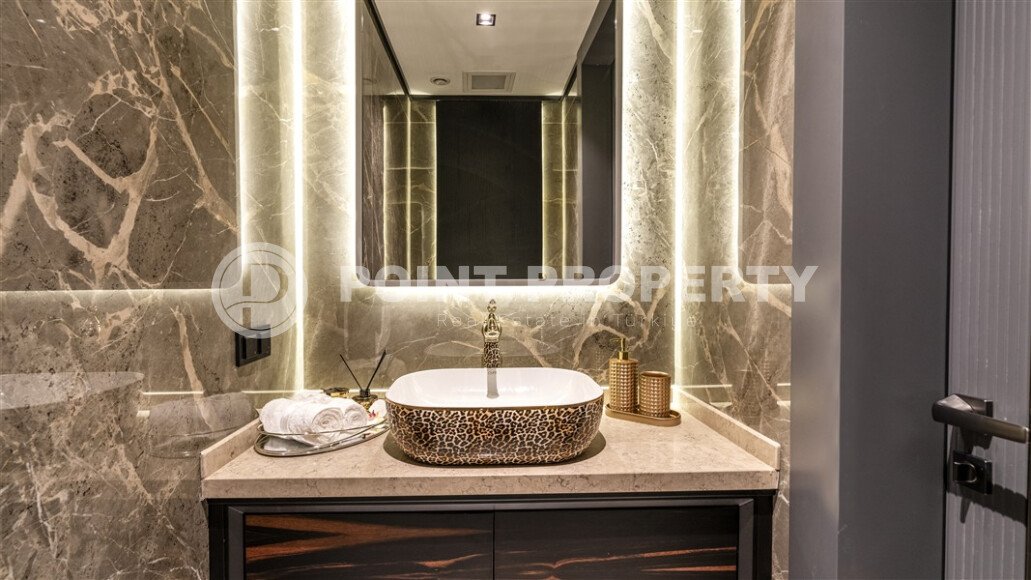 Дизайнерская вилла в центре Алании Бекташ 321 кв.м.  Получение гражданства Турции-id-1353-фото-24