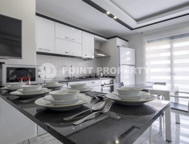 Современная квартира 50 м², центр Аланьи, пляж Кейкубат, с частичным видом на море-id-10046-фото-3