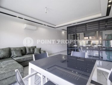 Современная квартира 50 м², центр Аланьи, пляж Кейкубат, с частичным видом на море-id-10046-фото-4