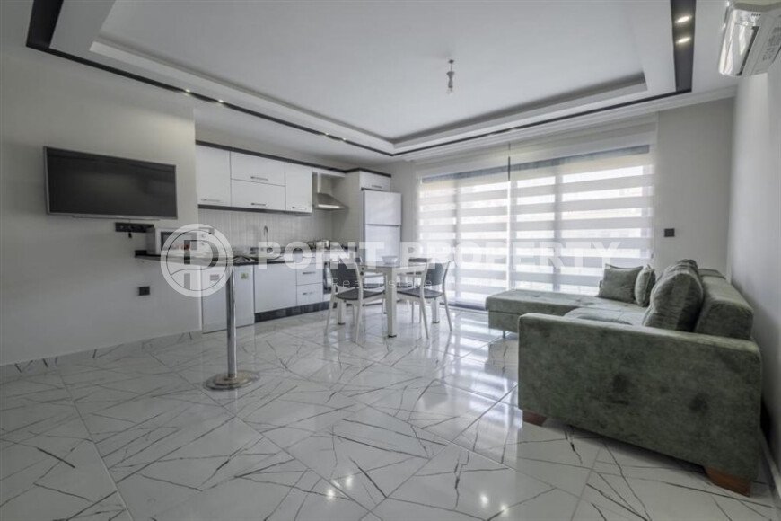 Modern apartment 50 m², Alanya center, Keykubat beach, with partial sea view-id-10046-photo-6