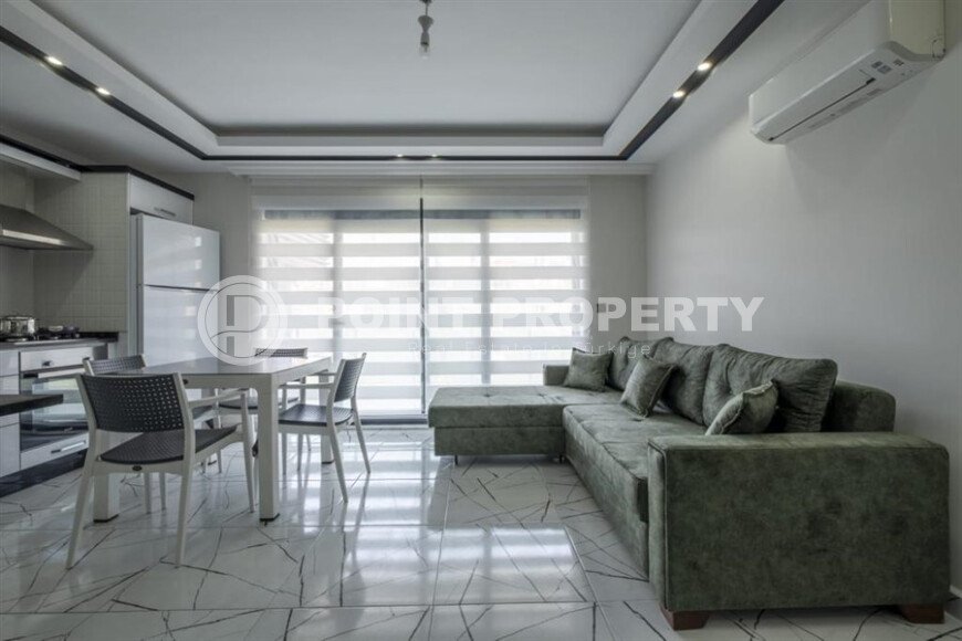 Modern apartment 50 m², Alanya center, Keykubat beach, with partial sea view-id-10046-photo-7