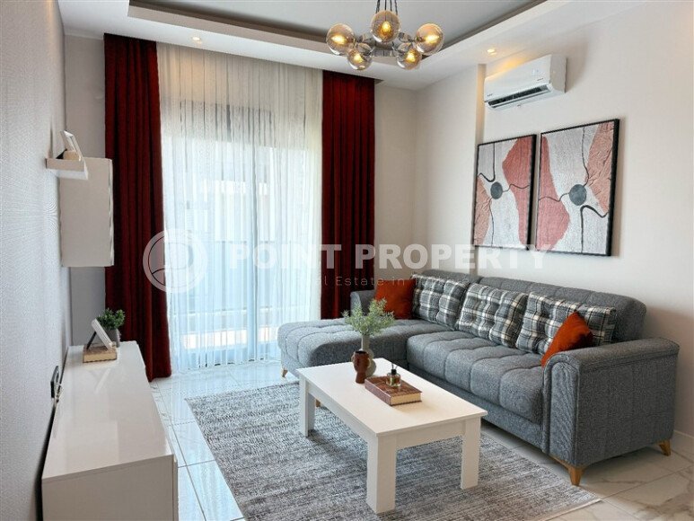 Bright 55 m² apartment in Avsallar with sea view and short term rental option-id-10048-photo-1