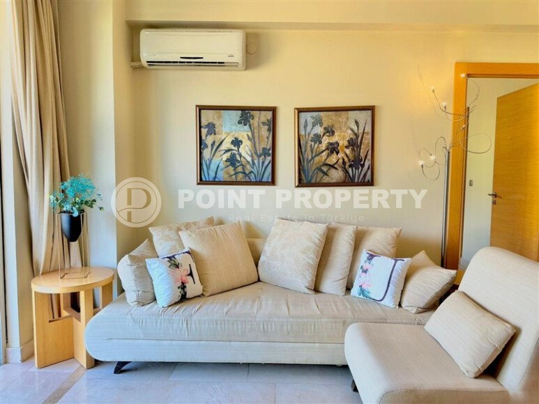 Cozy 101 m² apartment in a large complex with a hotel in the Kargicak area with a view of the mountains and the sea-id-10049-photo-1