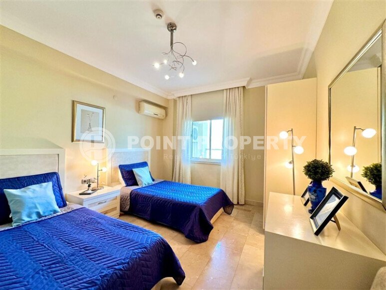 Cozy 101 m² apartment in a large complex with a hotel in the Kargicak area with a view of the mountains and the sea-id-10049-photo-7