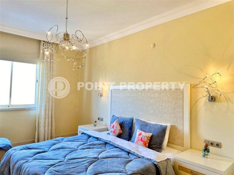 Cozy 101 m² apartment in a large complex with a hotel in the Kargicak area with a view of the mountains and the sea-id-10049-photo-9
