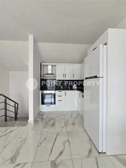 Просторный дуплекс 125 м², рядом с пляжем, центр Аланьи, с видом на Кале и море-id-10052-фото-4