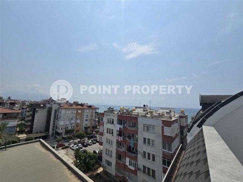 Просторный дуплекс 125 м², рядом с пляжем, центр Аланьи, с видом на Кале и море-id-10052-фото-10