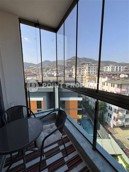 Уютная студия 33 м², центр Аланьи, в комплексе с инфраструктурой-id-10063-фото-9