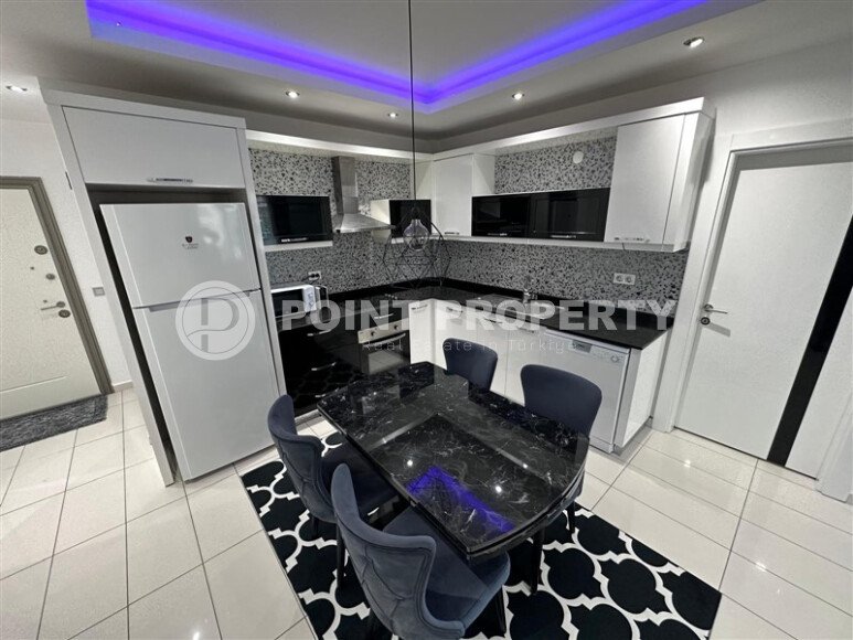 Spacious apartment 105 m², Kestel district, on the river bank near the sea-id-10065-photo-1