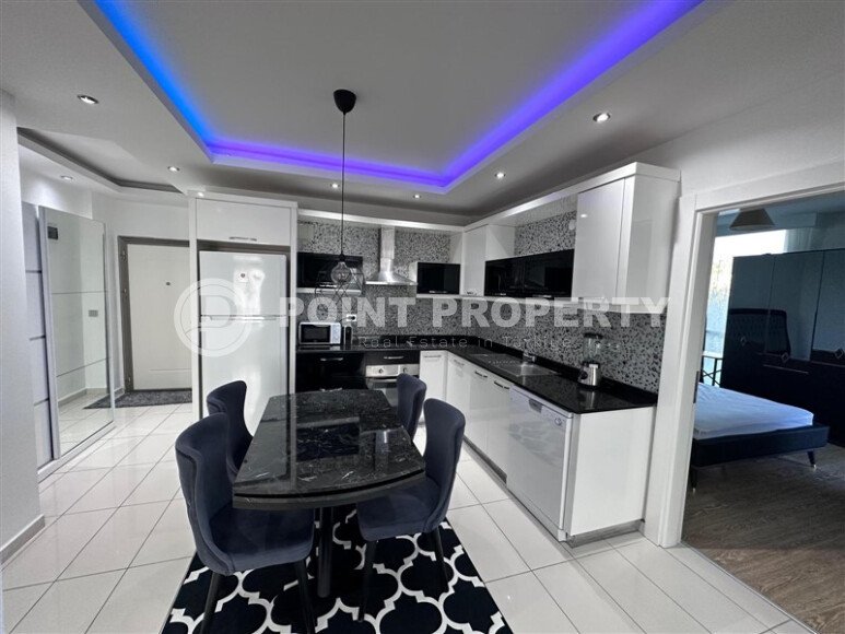 Spacious apartment 105 m², Kestel district, on the river bank near the sea-id-10065-photo-2