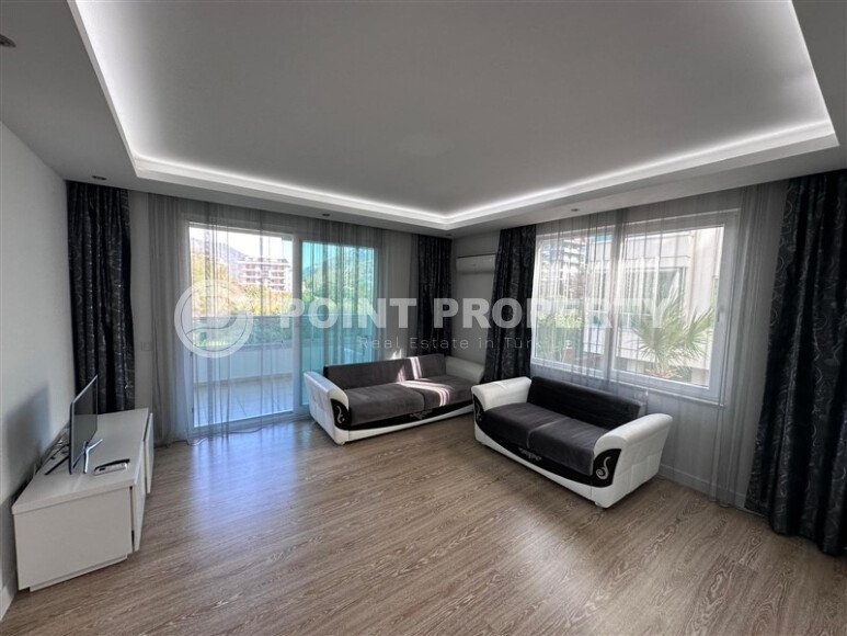 Spacious apartment 105 m², Kestel district, on the river bank near the sea-id-10065-photo-4