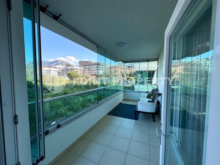 Spacious apartment 105 m², Kestel district, on the river bank near the sea-id-10065-photo-11