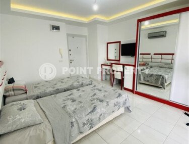 Cozy studio 40 m² in Mahmutlar area, complex with rich infrastructure-id-10074-photo-5