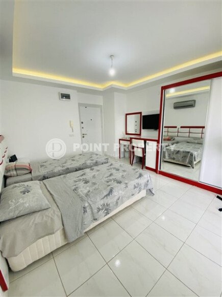 Cozy studio 40 m² in Mahmutlar area, complex with rich infrastructure-id-10074-photo-5