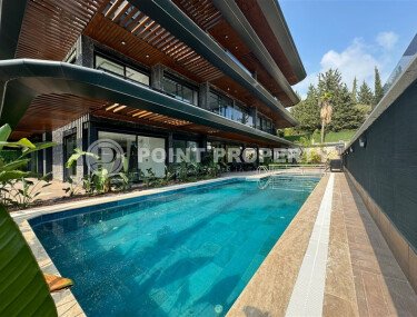 Spacious apartment 140 m² with private garden in Hasbahce area, Alanya center-id-10080-photo-1