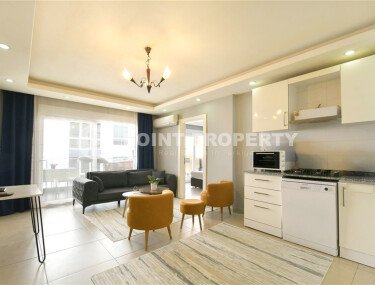 Комфортная квартира 55 м² рядом с пляжем Клеопатры в центре Аланьи с ВНЖ-id-10081-фото-2