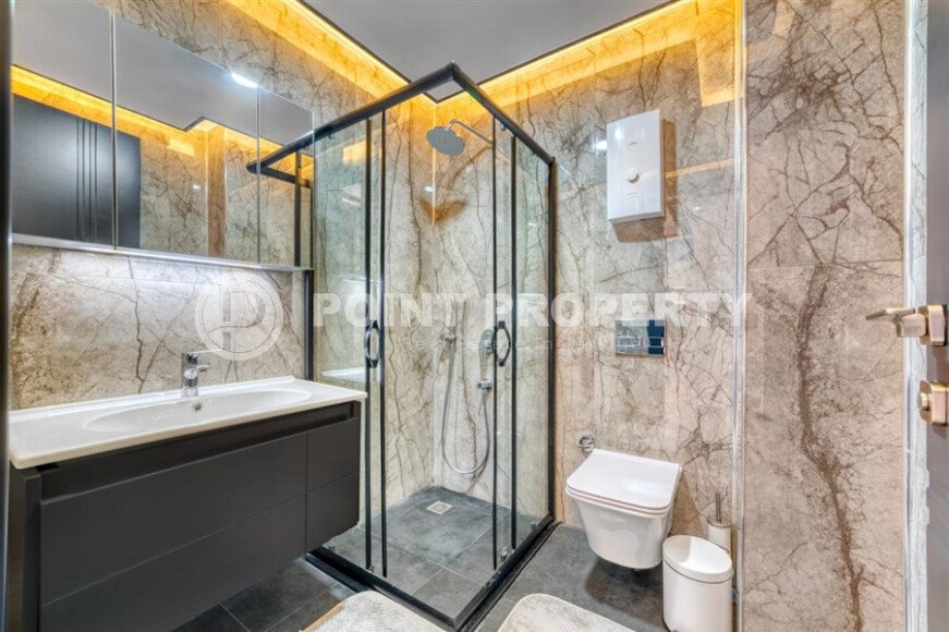 Stylish apartment 1+1, 42 m² in Hasbahce area, Alanya center-id-10090-photo-7