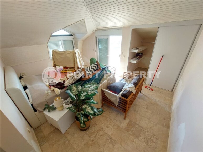 Просторный дуплекс 120 м² в районе Джикджилли, Аланья, с видом на море и горы-id-10116-фото-7