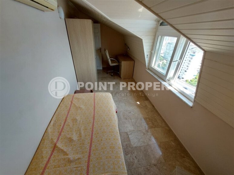 Просторный дуплекс 120 м² в районе Джикджилли, Аланья, с видом на море и горы-id-10116-фото-10