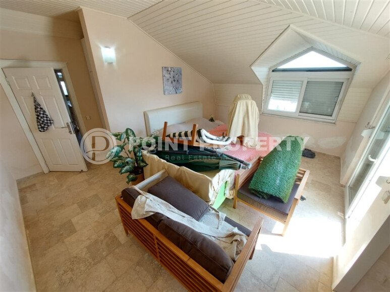 Просторный дуплекс 120 м² в районе Джикджилли, Аланья, с видом на море и горы-id-10116-фото-11