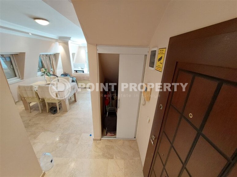 Просторный дуплекс 120 м² в районе Джикджилли, Аланья, с видом на море и горы-id-10116-фото-13