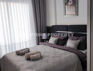 Стильная квартира 55 м² в Кестеле, Аланья, с частичным видом на море и развитой инфраструктурой-id-10118-фото-4