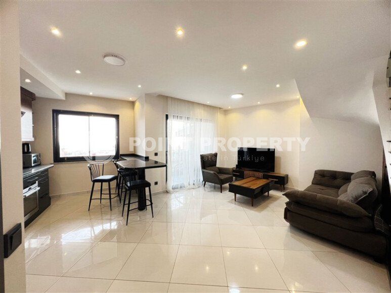 Spacious duplex 2+1, 110 m² in Mahmutlar, with mountain view and partly sea view-id-10129-photo-3