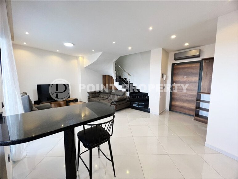 Spacious duplex 2+1, 110 m² in Mahmutlar, with mountain view and partly sea view-id-10129-photo-11