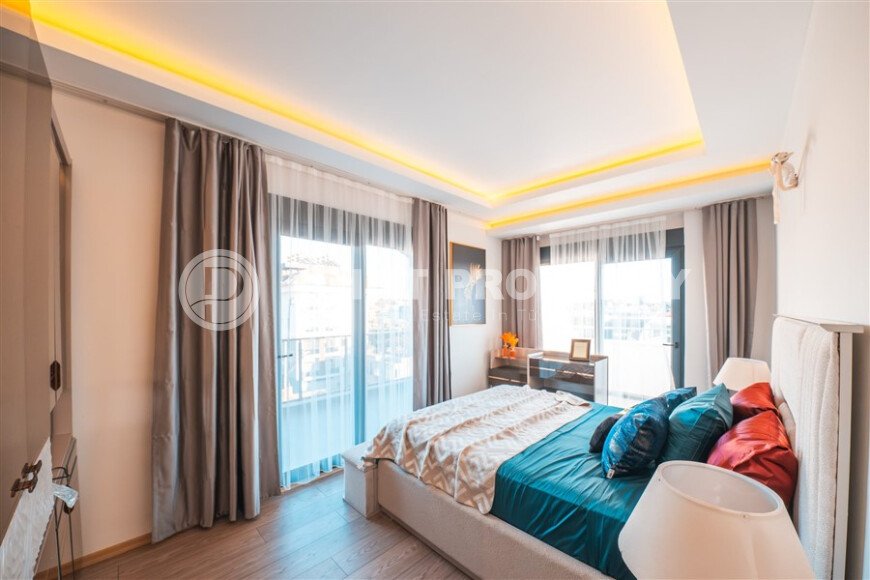 Stylish duplex 2+1, 110 m² in the Oba Nizhnyaya area, furnished and with mountain views-id-10133-photo-9