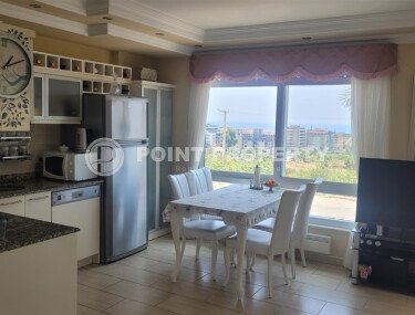 Квартира 2+1, 110 м² в центре Аланьи с видом на пляж Клеопатры и ВНЖ-id-10143-фото-3