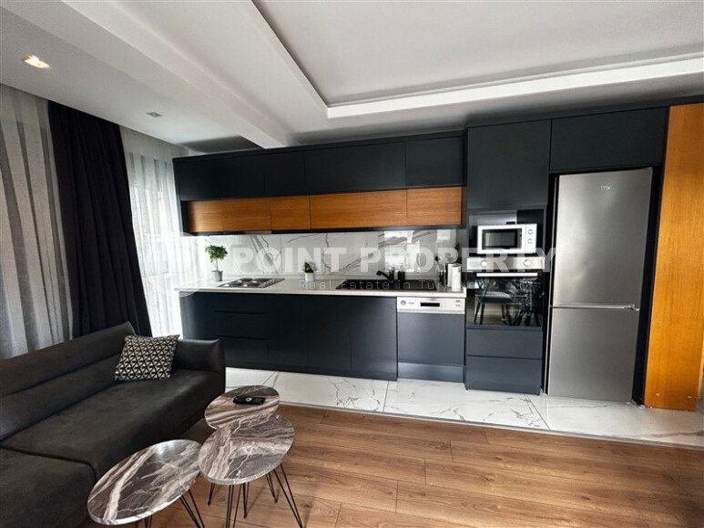 Стильный дуплекс 2+1, 100 м² в центре Аланьи у пляжа Кейкубат-id-10144-фото-2
