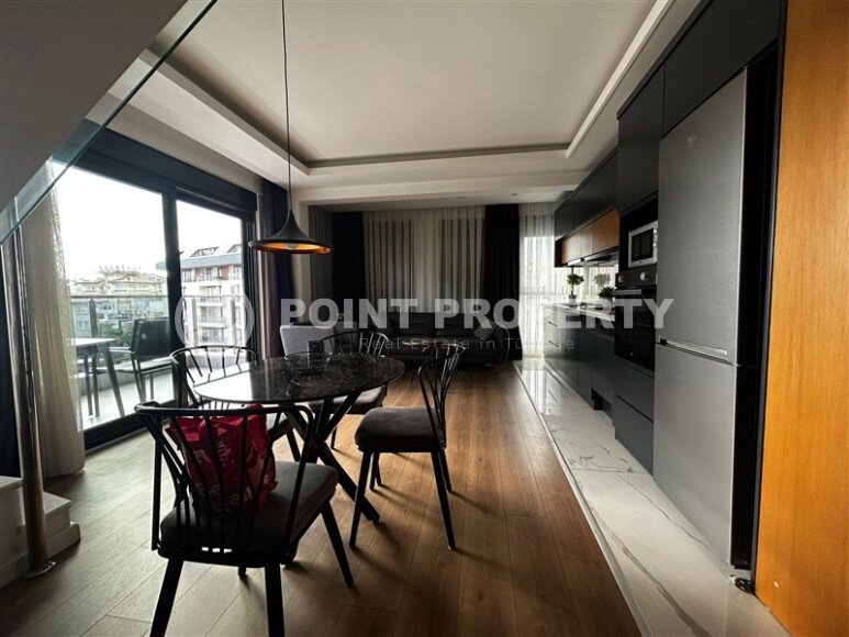 Стильный дуплекс 2+1, 100 м² в центре Аланьи у пляжа Кейкубат-id-10144-фото-6