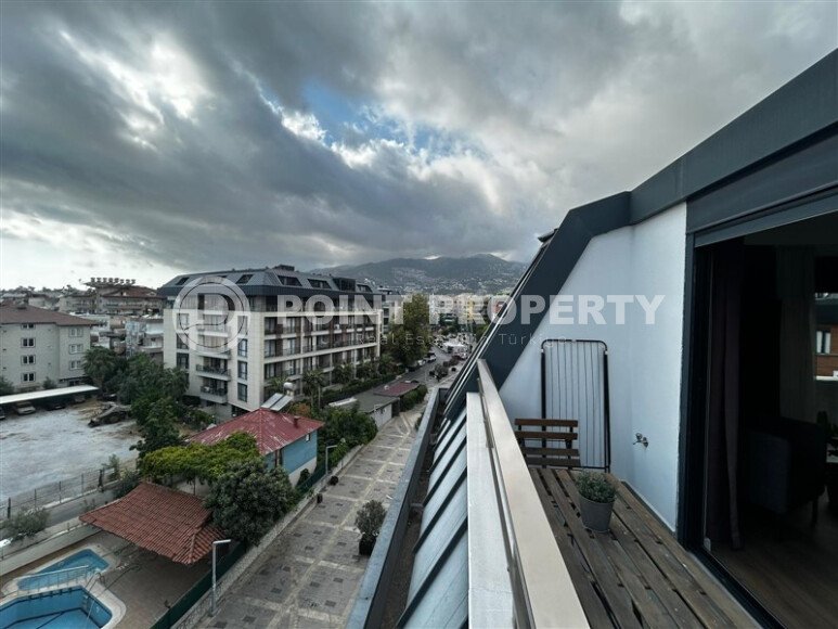 Стильный дуплекс 2+1, 100 м² в центре Аланьи у пляжа Кейкубат-id-10144-фото-11