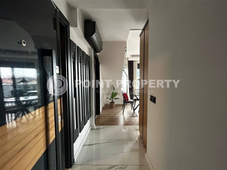 Стильный дуплекс 2+1, 100 м² в центре Аланьи у пляжа Кейкубат-id-10144-фото-15