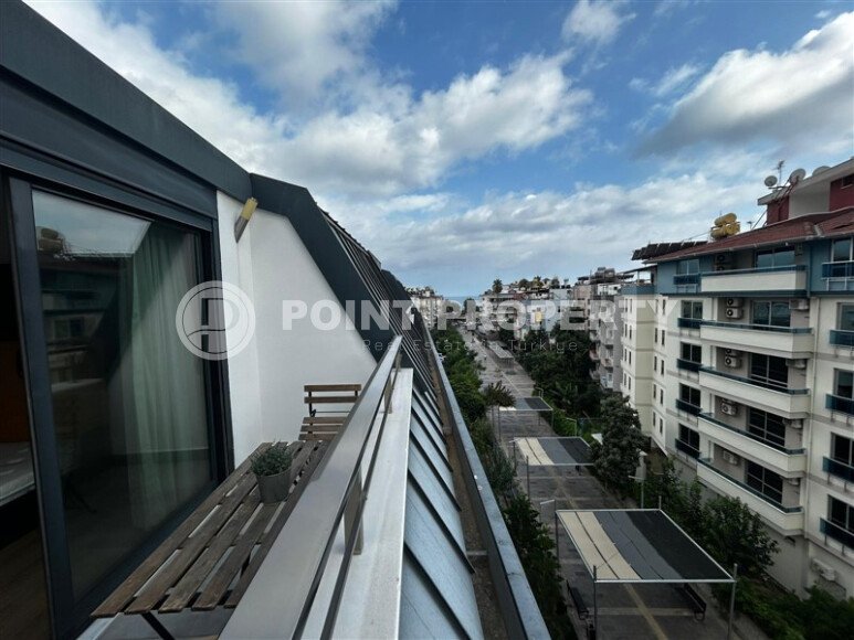 Стильный дуплекс 2+1, 100 м² в центре Аланьи у пляжа Кейкубат-id-10144-фото-17