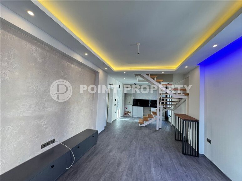 Modern duplex 2+1, 110 m² in the Cleopatra beach area with partial sea view-id-10147-photo-1