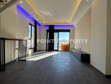 Современный дуплекс 2+1, 110 м² в районе пляжа Клеопатры с частичным видом на море-id-10147-фото-3