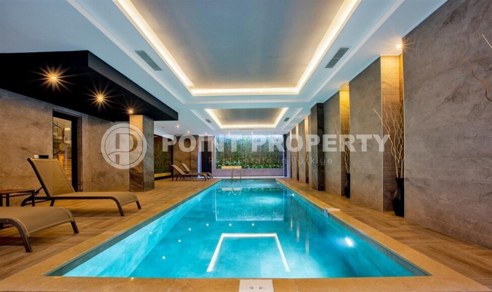 Уютная квартира 1+1, 50 м² в центре Аланьи, пляж Клеопатры-id-10150-фото-9