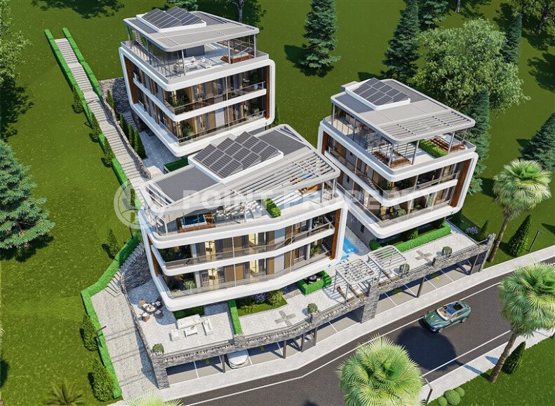 Новый жилой проект в Аланьи, Кале: квартиры 2+1, 3+1 и дуплексы 5+1 с видом на море-id-10151-фото-3