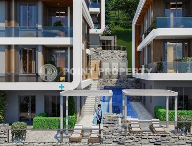 New residential project in Alanya, Kale: 2+1, 3+1 apartments and 5+1 duplexes with sea view-id-10151-photo-5