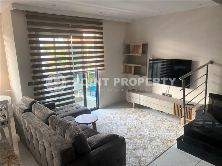 Stylish duplex 2+1, 85 m² in Oba district with residence permit-id-10158-photo-2