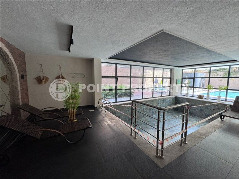 Современная квартира 1+1, 48 м² в центре Аланьи рядом с пляжем Кейкубат в престижном комплексе-id-10162-фото-9