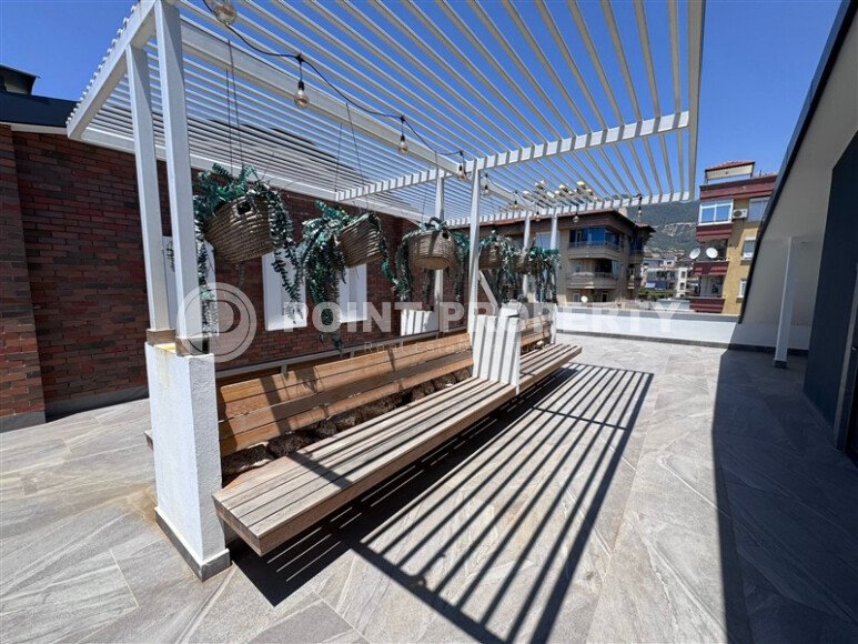 Современная квартира 1+1, 48 м² в центре Аланьи рядом с пляжем Кейкубат в престижном комплексе-id-10162-фото-12