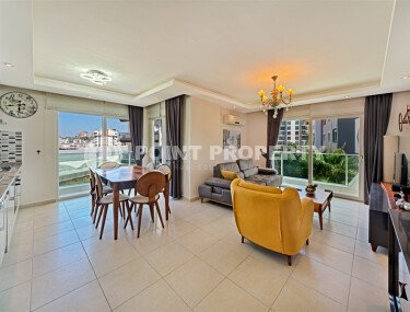 A comfortable 2+1 apartment, 90 m², with a sea view in a large complex, Avsallar district-id-10174-photo-4