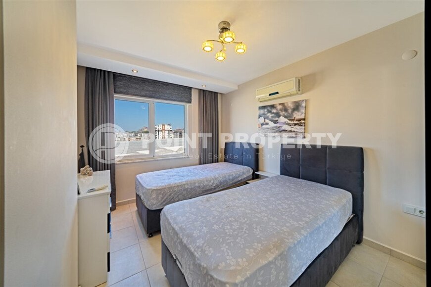A comfortable 2+1 apartment, 90 m², with a sea view in a large complex, Avsallar district-id-10174-photo-7